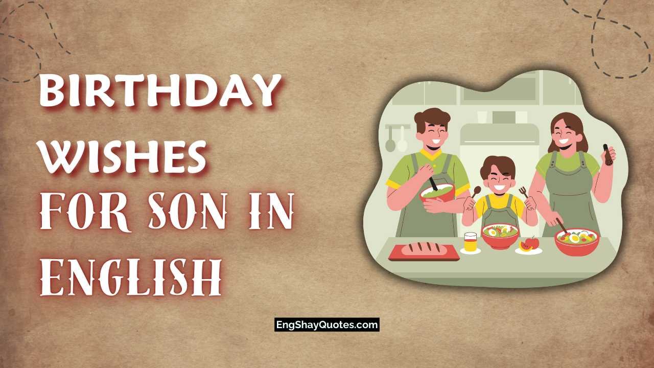 Birthday Wishes For Son in English