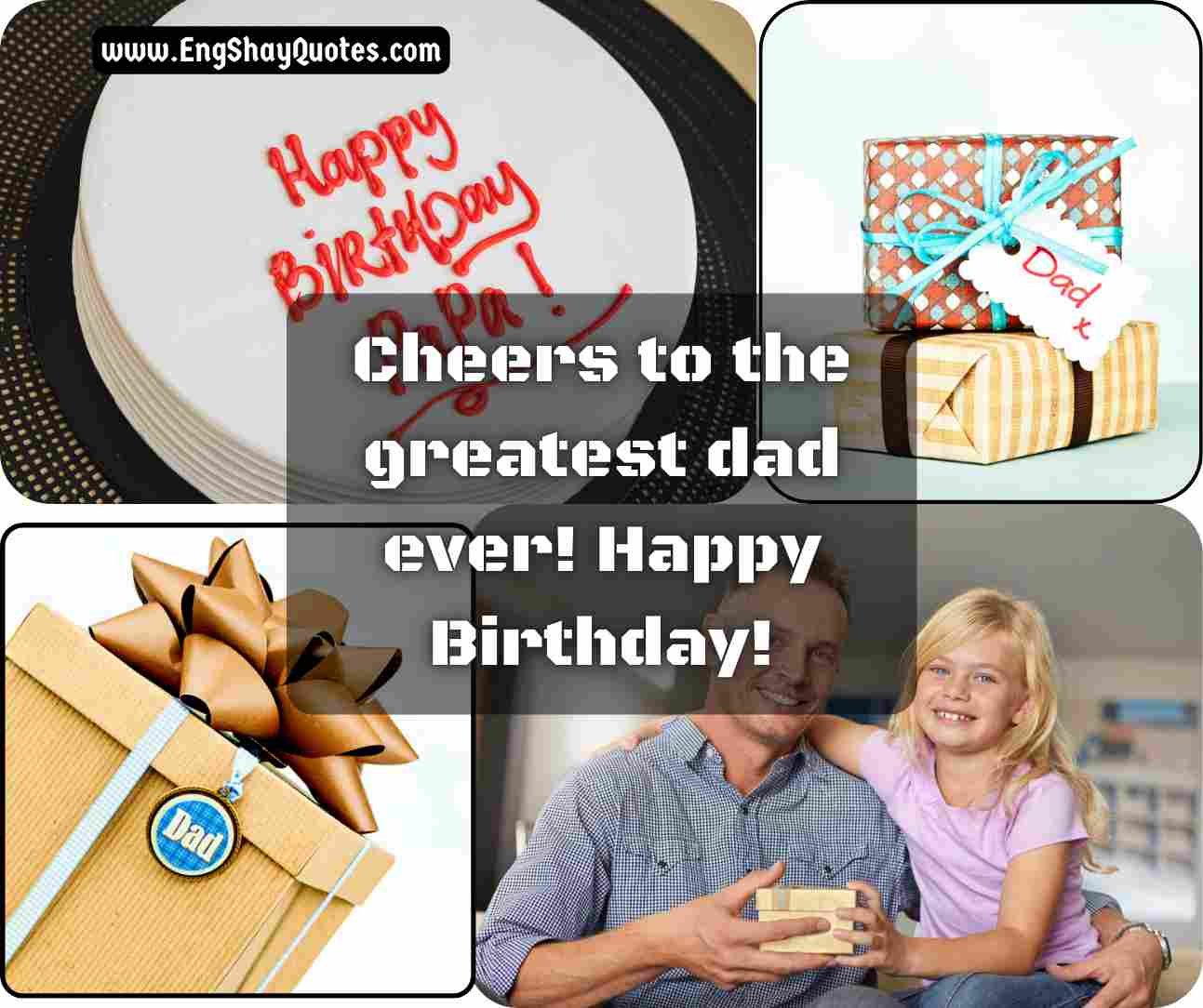 Papa Birthday Messages in English