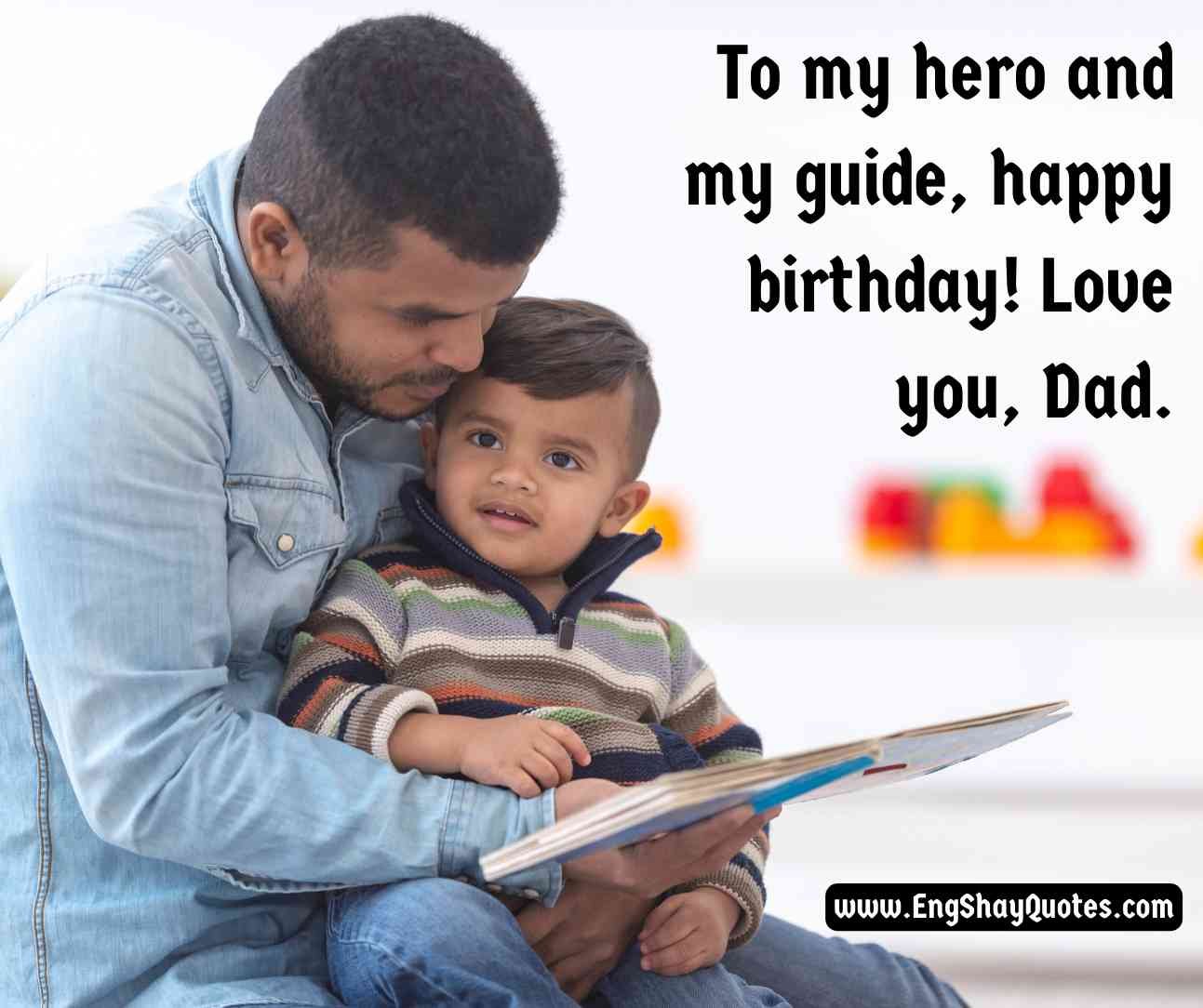 Papa Birthday Wishes in English 2 Line